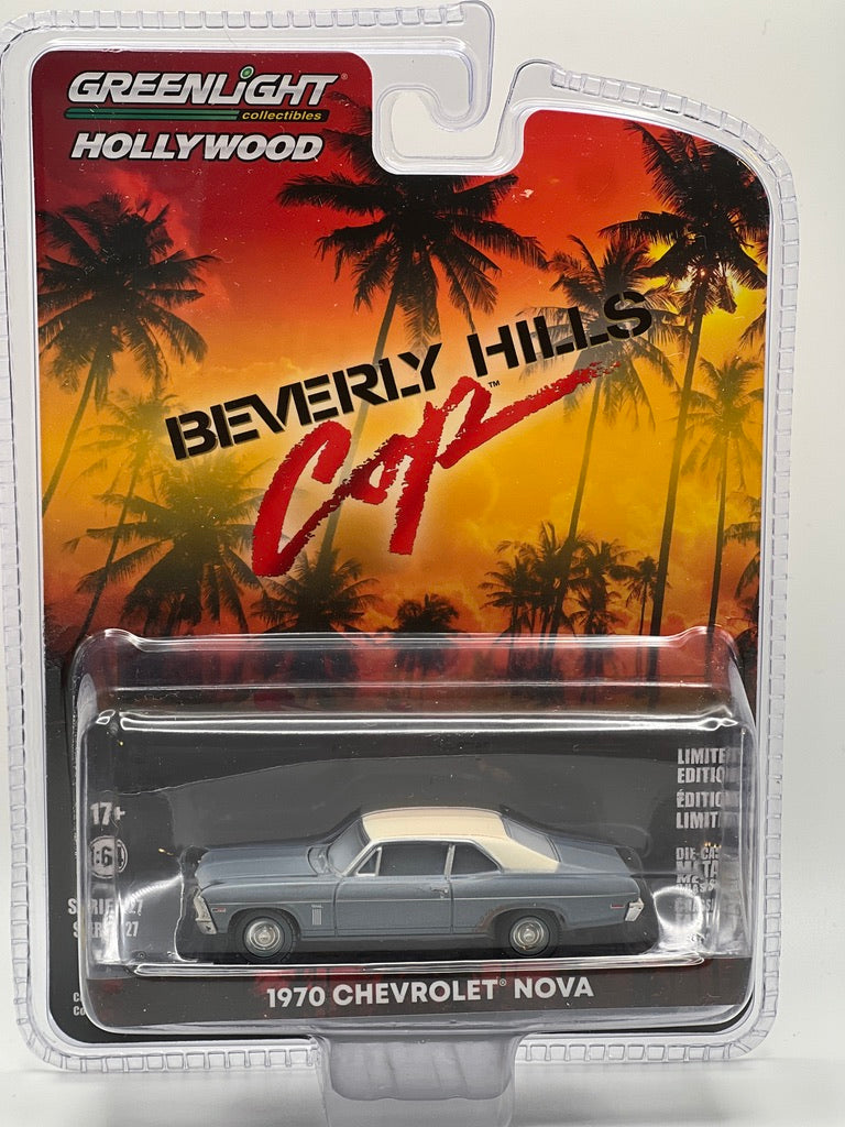 Luz verde Hollywood - Policía de Beverly Hills - Chevrolet Nova 1970