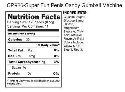 Máquinas de dulces para el pene súper divertidas