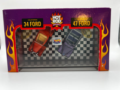 Hot Wheels Hot Rod Series 1 Street Rodder Ford '34 & '47 Limited Edition Box Set