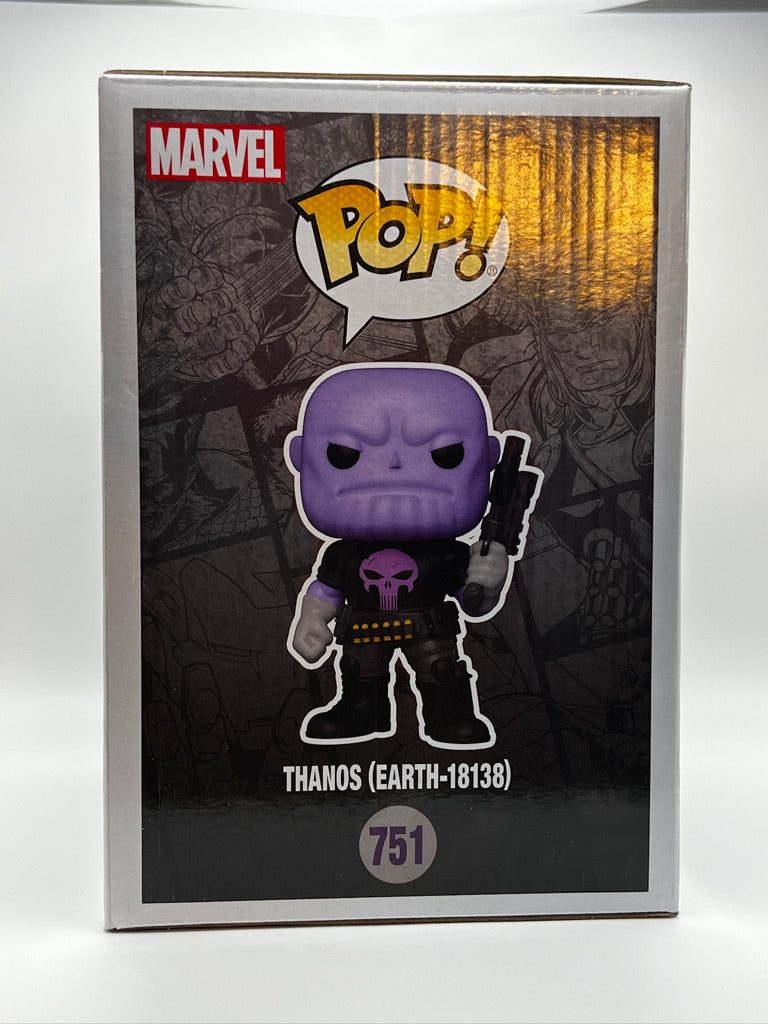 ¡Funko Pop! Avances exclusivos de Marvel-Thanos (Tierra-18138) PX