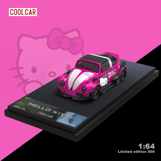 Cool Car Volkswagen Beetle - Hello Kitty Livery (Dark pink)