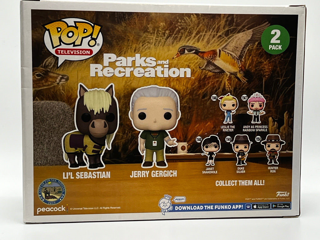 ¡Funko Pop! - TV - Festival de la cosecha de Lil Sebastian y Jerry - Paquete de 2