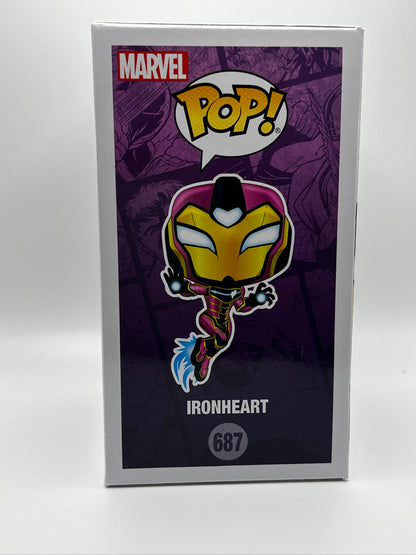 ¡Funko Pop! Marvel - Ironheart (Exclusivo de Pop In a Box) #687