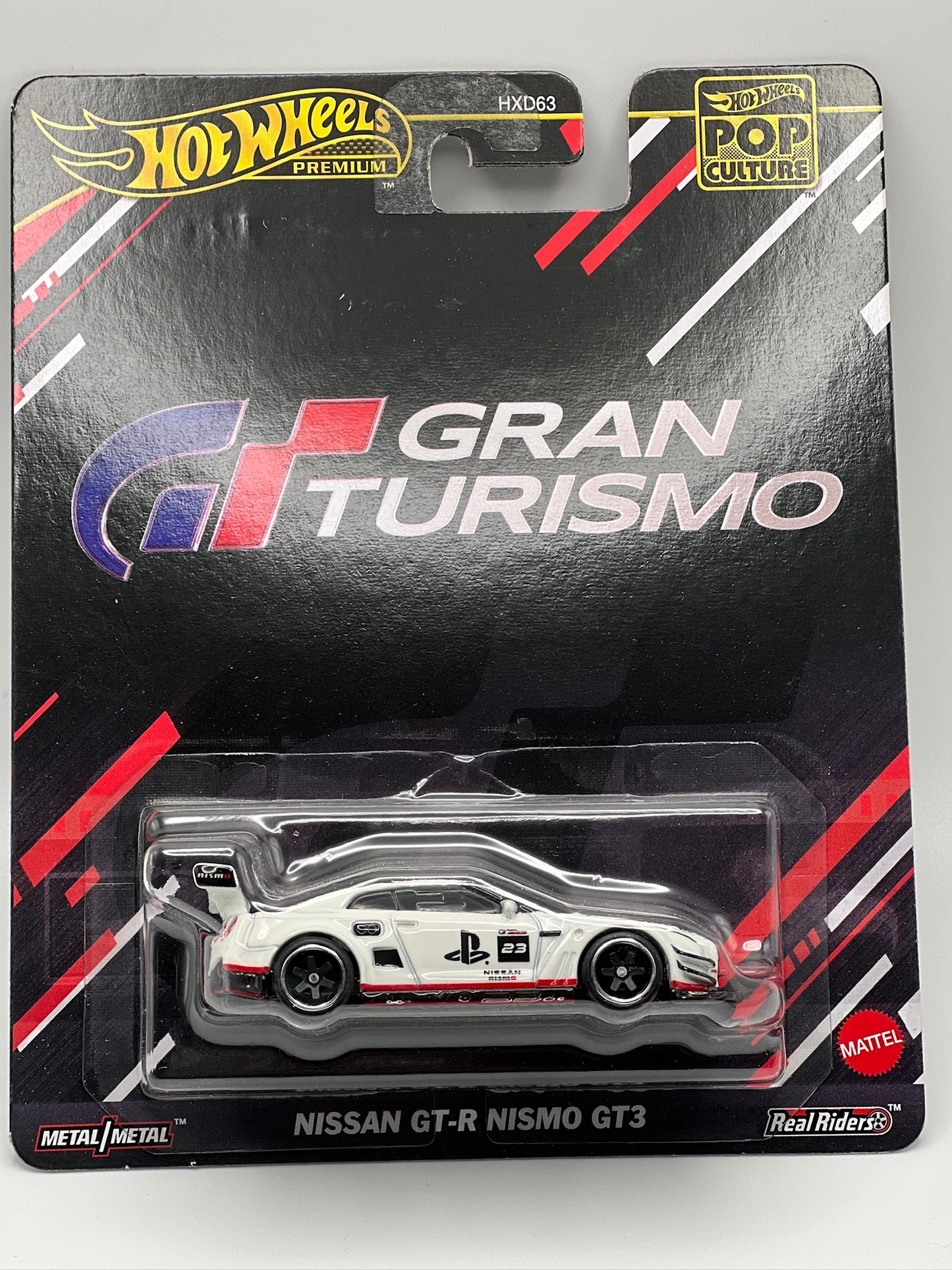 Hot Wheels Premium Pop Culture - Nissan GT-R Nismo GT3 (Gran Turismo)