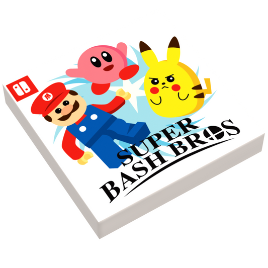 B3 Customs® Super Bash Bros. Video Game Cover (2x3 Tile)