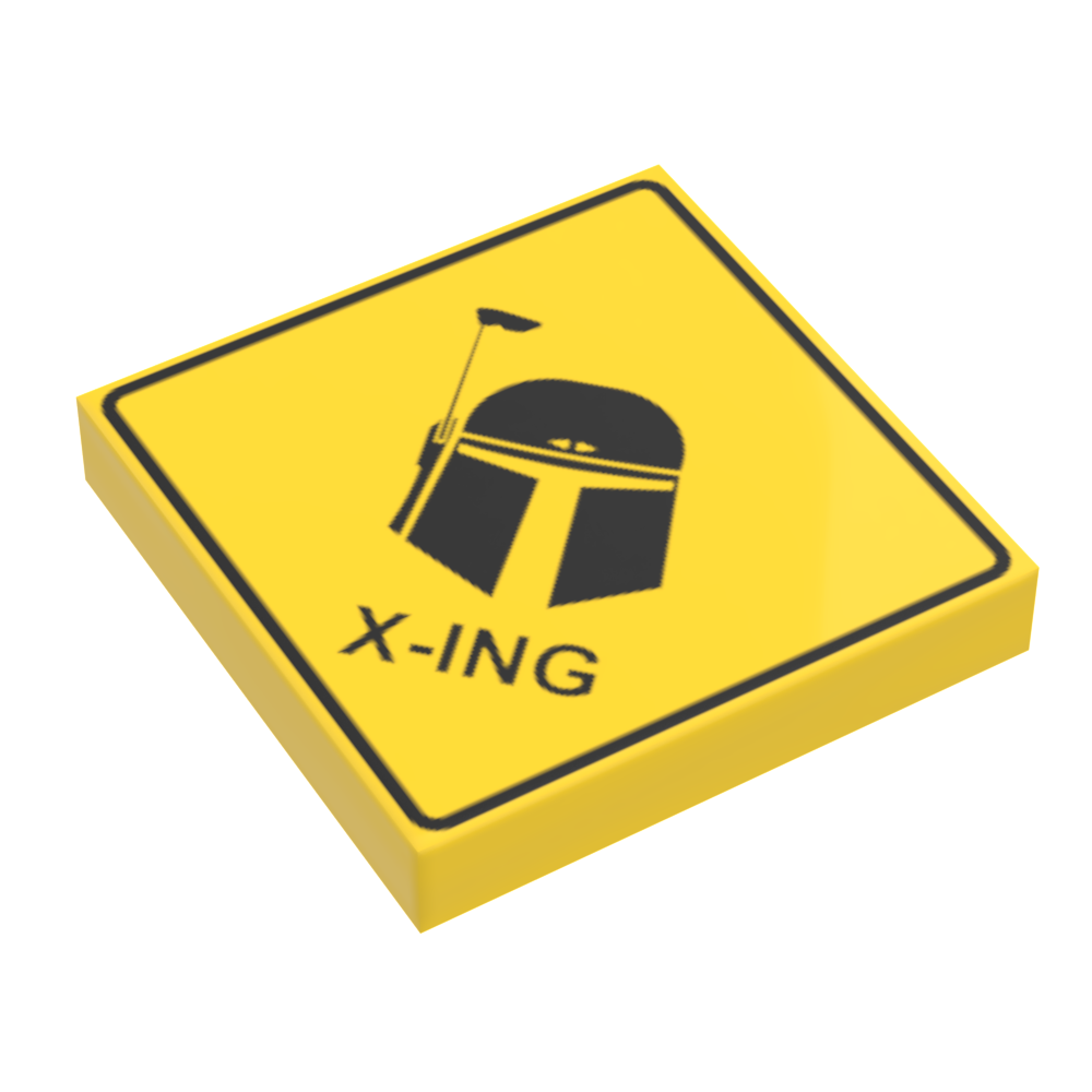 B3 Customs® Mandalorian Xing Sign