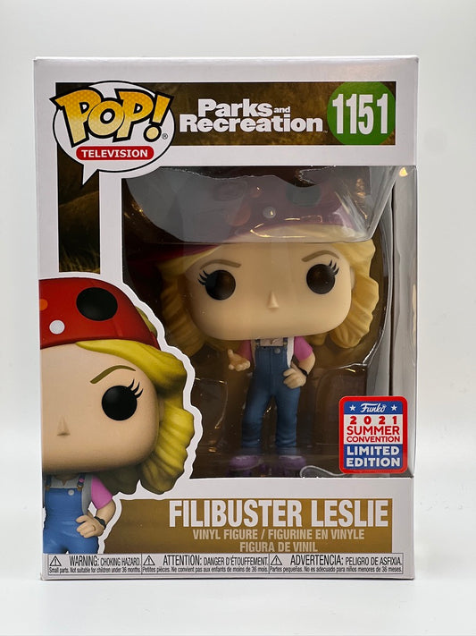 ¡Funko Pop! TV - Parques y recreación - Filibuster Leslie (Exclusivo de la Convención de verano de 2021) #1151