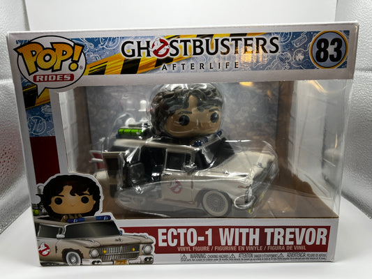 Funko Rides - El más allá de los Cazafantasmas - Ecto 1 con Trevor