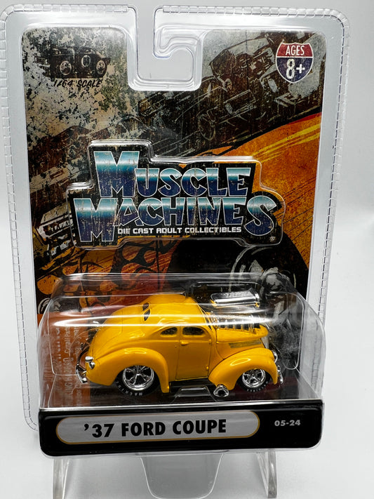 Muscle Machines '37 Ford Coupe (05-24) yellow