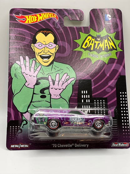 Hot Wheels Premium: Batman Classic TV (5/6) '70 Chevelle Delivery *Riddler