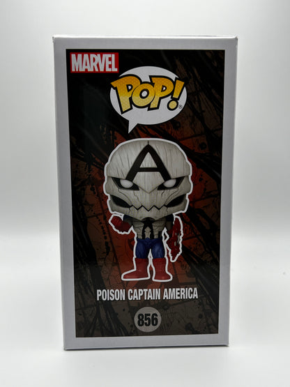 ¡Funko Pop! Marvel - Veneno Capitán América (Venom) Pop in a Box Exclusivo #856