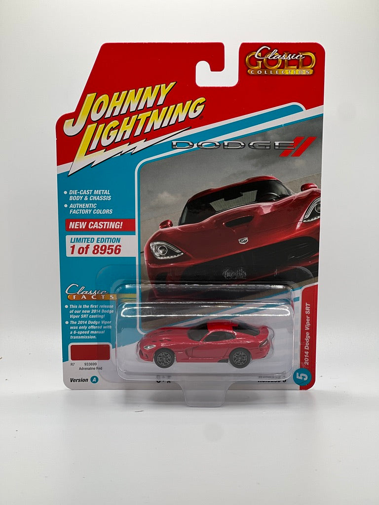 Johnny Lightning -Classic Gold- 2014 Dodge Viper SRT (Adrenaline Red)