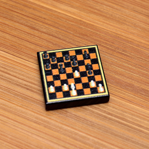 B3 Customs® Printed Tile: Chess (2x2 Tile)