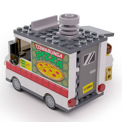 B3 Customs® Cowabunga Pizza Food Truck w/ Minifigure