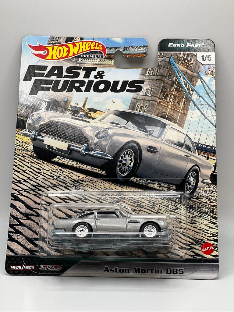 Hot Wheels Premium Fast & Furious  (Euro Fast) F&F - Aston Martin DB5