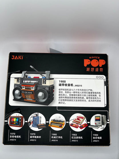 Jaki Maker Pop Retro Boombox (no LEGO)