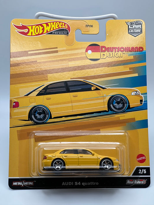 Hot Wheels Premium: Car Culture Deutschland Designs #2/5 Audi S4 Quattro