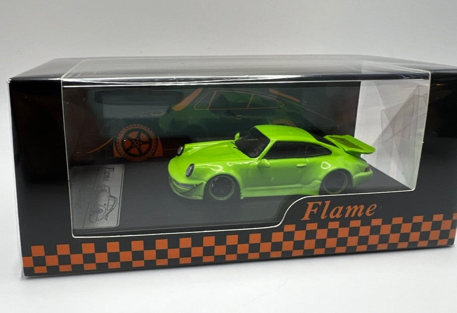 Flame Porsche RWB 964 Big Ducktail (Green)