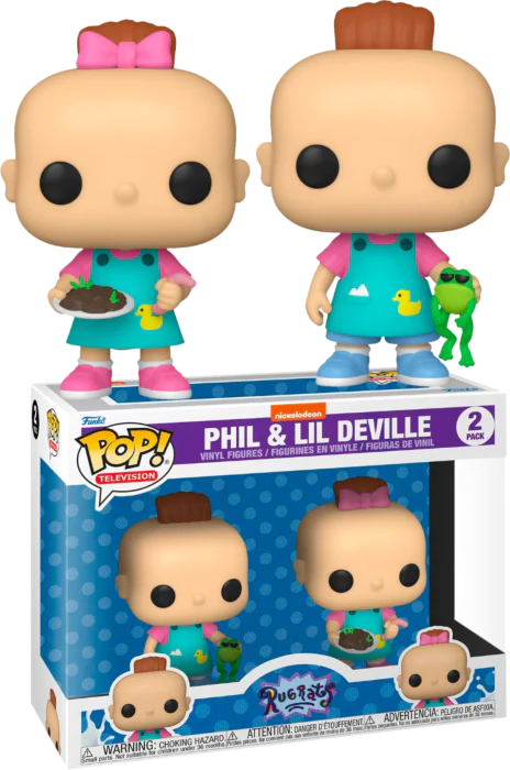 ¡Funko Pop! Paquete de 2 TV-Phil y Lil Deville