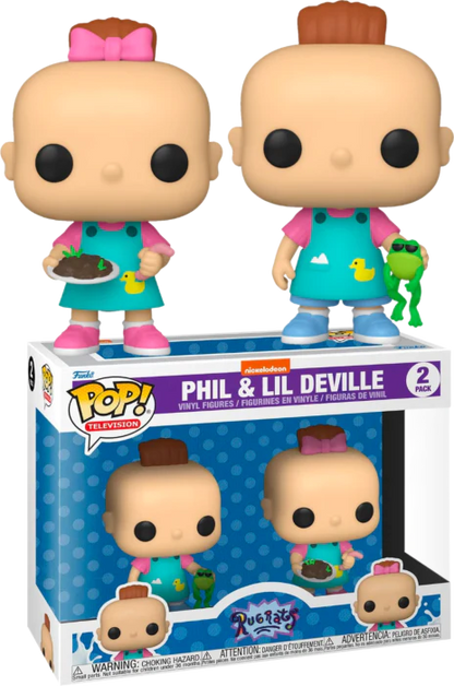 ¡Funko Pop! Paquete de 2 TV-Phil y Lil Deville