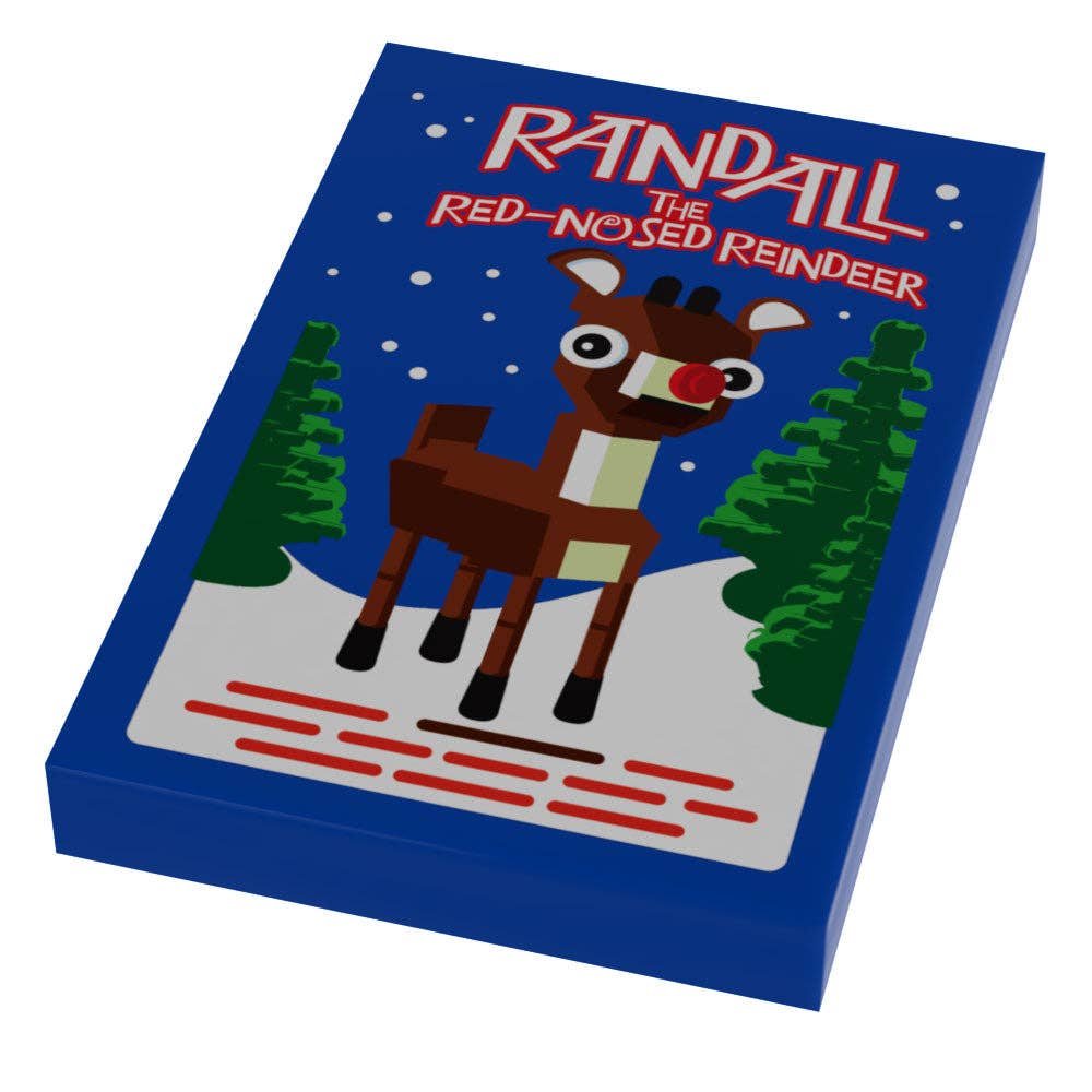 B3 Customs - Randall the Red-Nosed Reindeer Christmas Movie Cover (2x3 Tile)