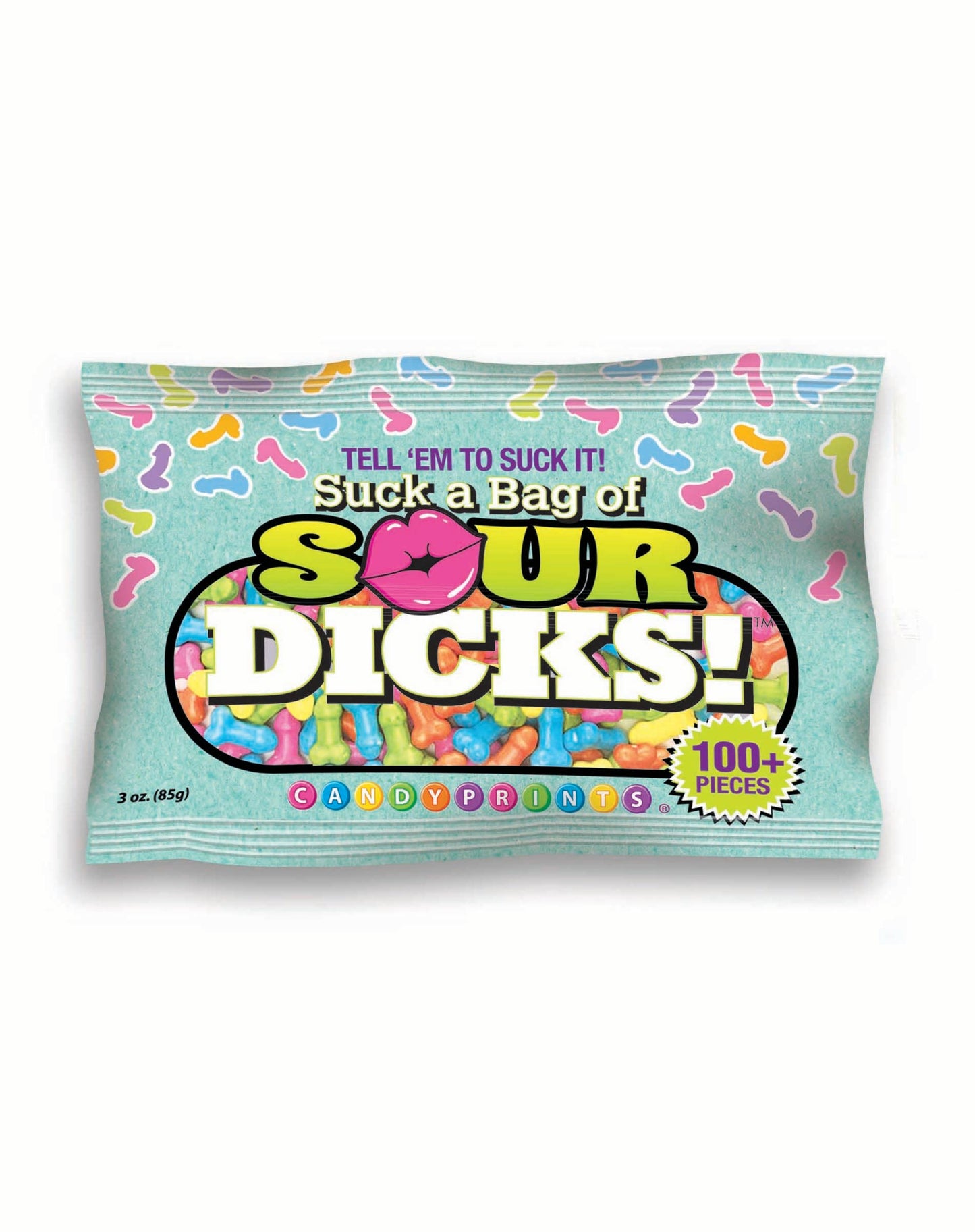 Suck a Bag of Sour Dicks Candy - 3oz Bag