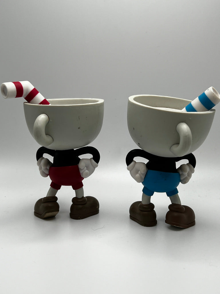 Funko Cuphead Vinyl Collectibles - Cuphead & Mugman (Out of box Set)