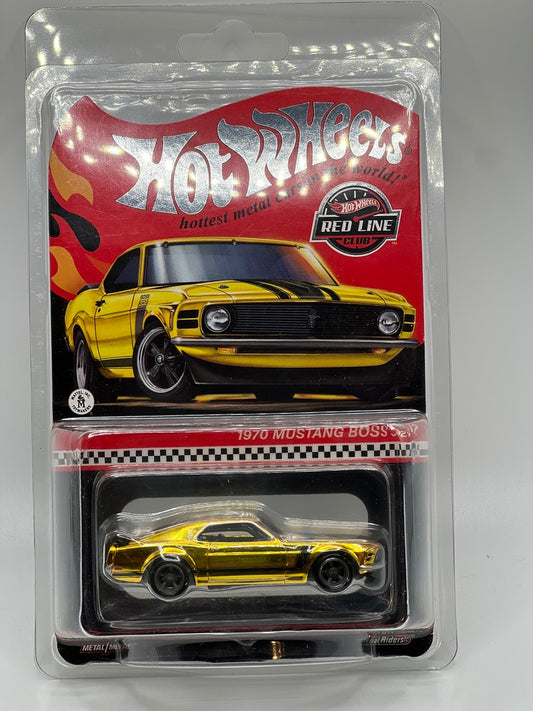 Hot Wheels RLC Exclusive 1970 Ford Mustang Boss 302 (Spectraflame Bright Yellow)