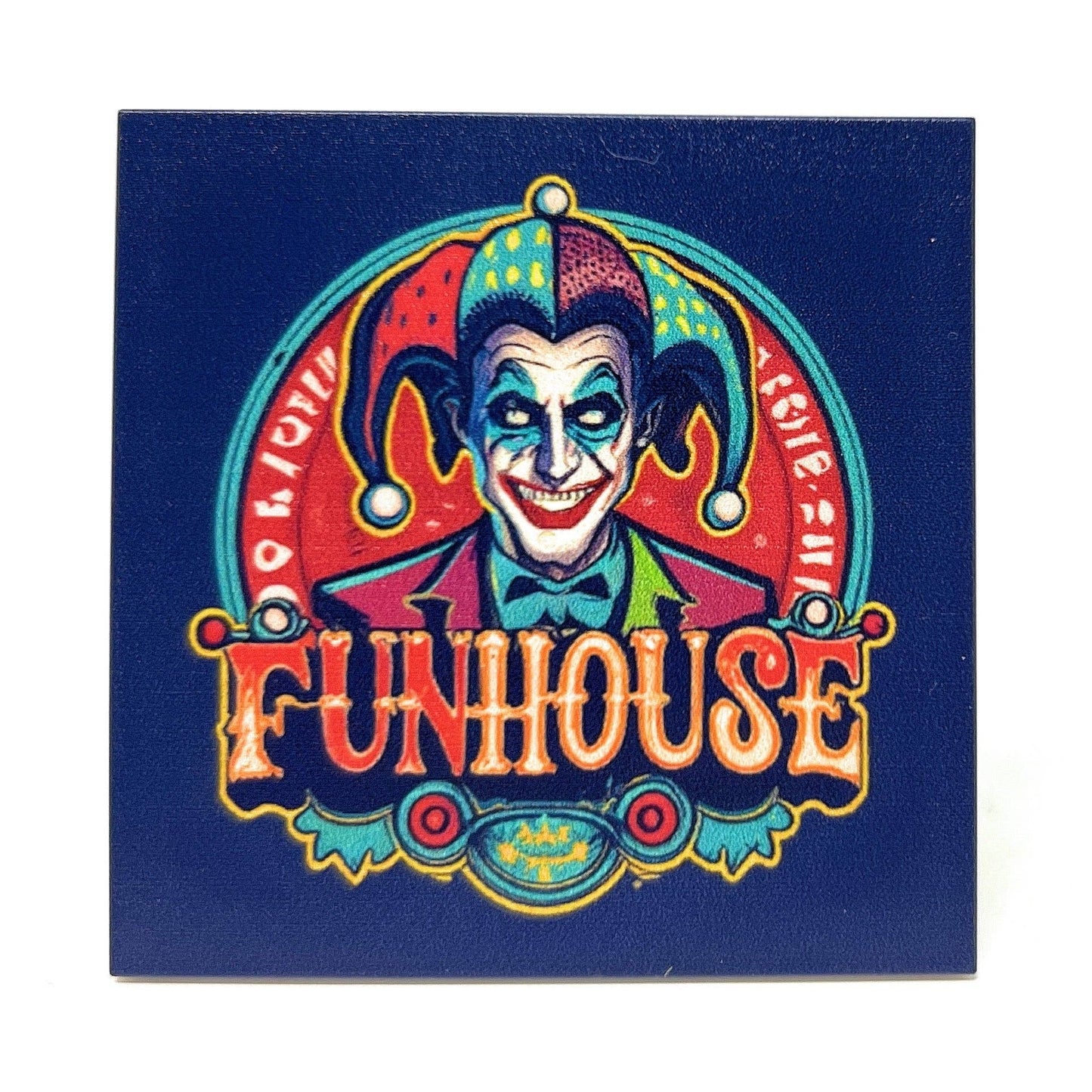 B3 Customs - Joker's Funhouse Vintage 6x6 Sign