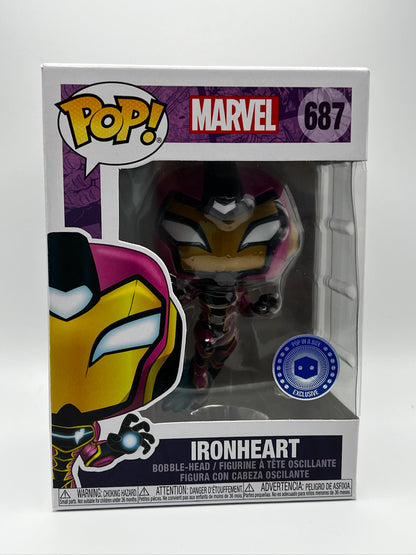 ¡Funko Pop! Marvel - Ironheart (Exclusivo de Pop In a Box) #687