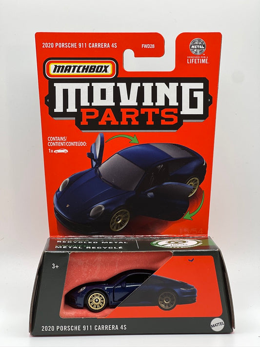 Moving Parts - 2020 Porsche 911 Carrera 4S (dark metallic blue)