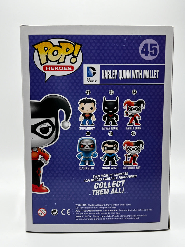 ¡Funko Pop! DC - Harley Quinn con mazo