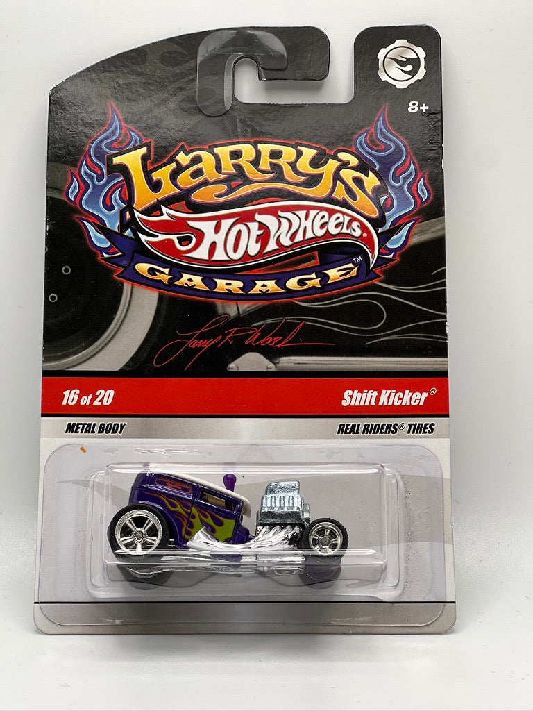 Hot Wheels Larry's Garage Shift Kicker #16/20 (purple w/flames)