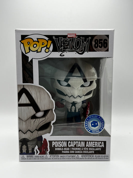 ¡Funko Pop! Marvel - Veneno Capitán América (Venom) Pop in a Box Exclusivo #856