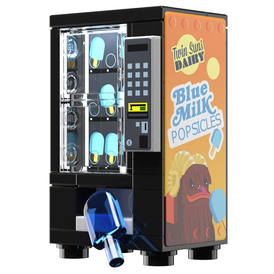 B3 Customs® Blue Milk Popsicles Vending Machine Building Set