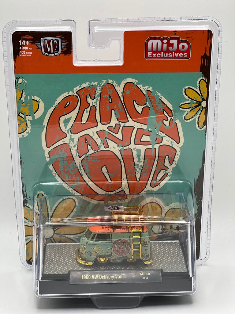 Máquinas M2 - CHASE - 1960 Volkswagen Delivery Peace &amp; Love (desgastado) - Mijo Exclusives