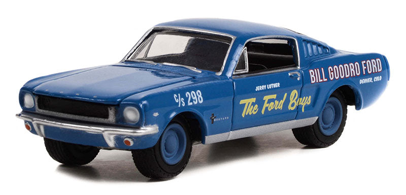 Greenlight  Hobby Shop Excl - The Ford Boys - 1965 Ford Mustang Fastback (Blue)