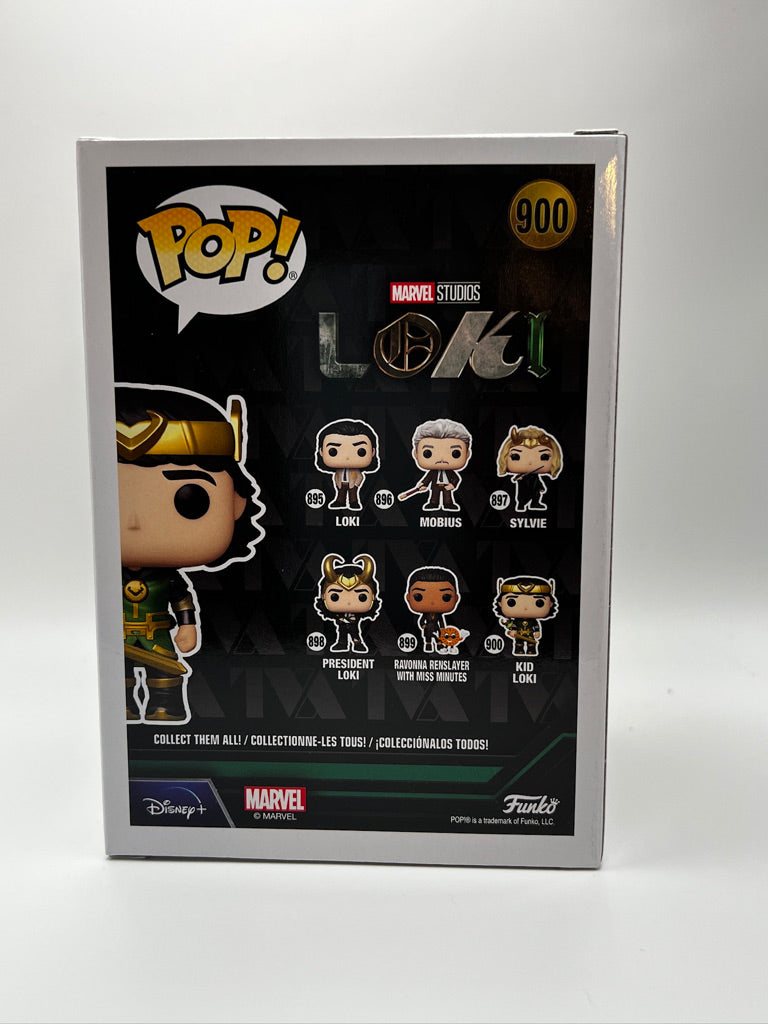 ¡Funko Pop! Marvel - Kid Loki (metálico) Exclusivo de la tienda Funko