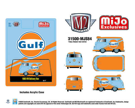 M2 Machines 1960 Volkswagen Delivery Van Custom (GULF) MiJo Exclusives