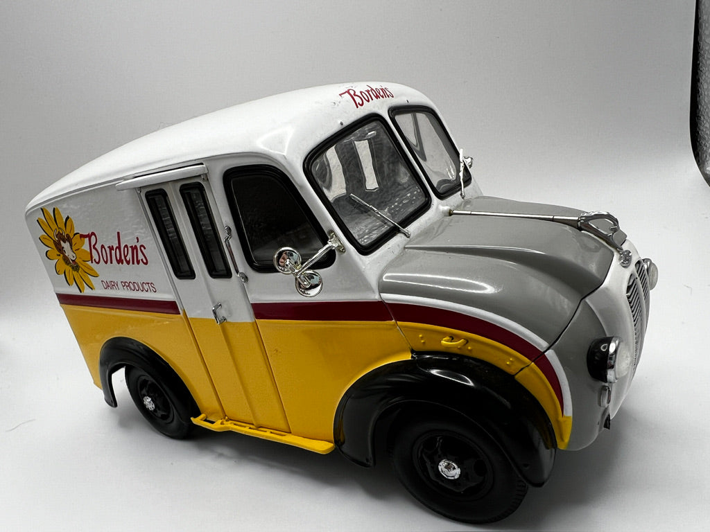 Camion à lait Borden 1950 - Modèle moulé sous pression à l'échelle 1:24