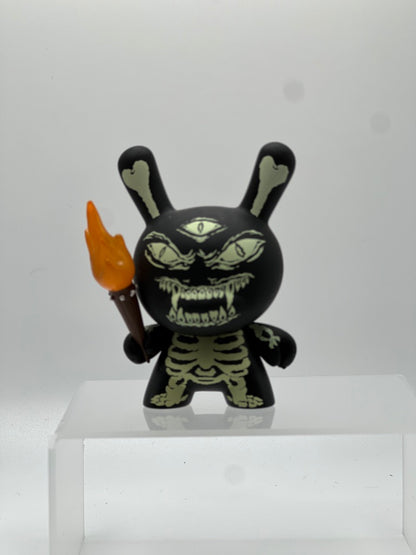 Kidrobot Mishka Dunny Series 2016 - Skeleton w/torch GITD (3/40)