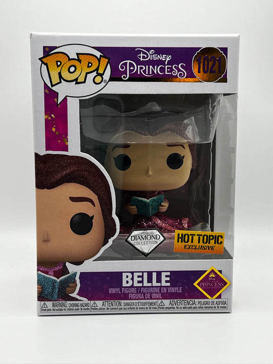 ¡Funko Pop! Disney - Belle (Colección Diamante) Exclusivo de tema candente