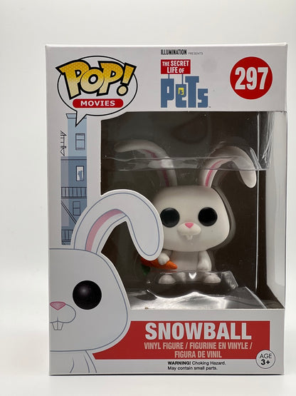 ¡Funko Pop! Películas - La vida secreta de tus mascotas: Bola de nieve #297