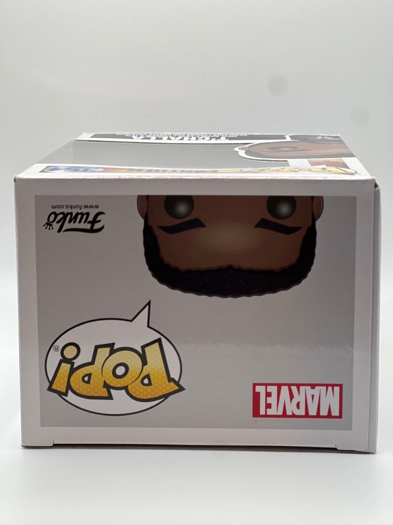 ¡Funko Pop! Marvel - T'Challa *Túnica Negra* (Pantera Negra) #351