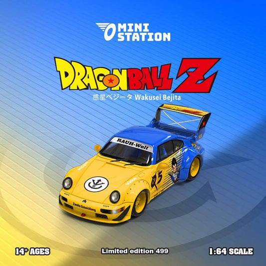 Mini Station RWB Porsche 964 Decoración Dragon Ball Z (Vegeta)