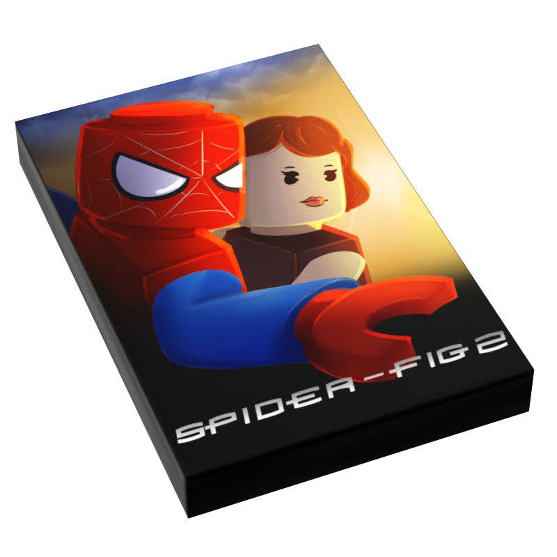 B3 Customs - Spider-Fig 2 Movie Cover (2x3 Tile)