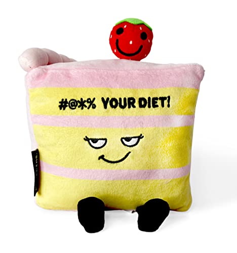 Punchkins - "#@*% Your Diet" Novelty Plush Cake Holiday Gift