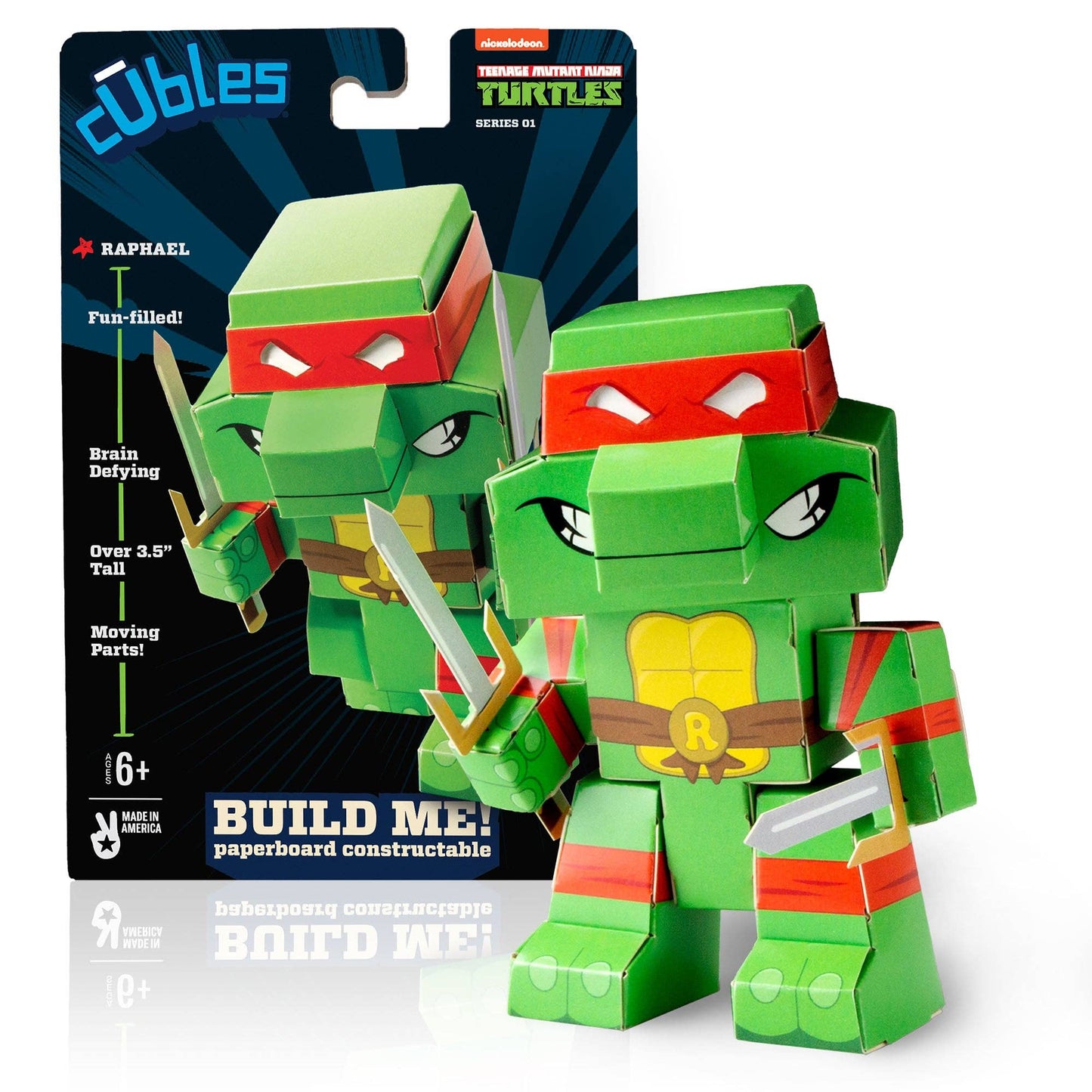 Cubles - Teenage Mutant Ninja Turtles: Raphael - 3D Buildable STEM Toy