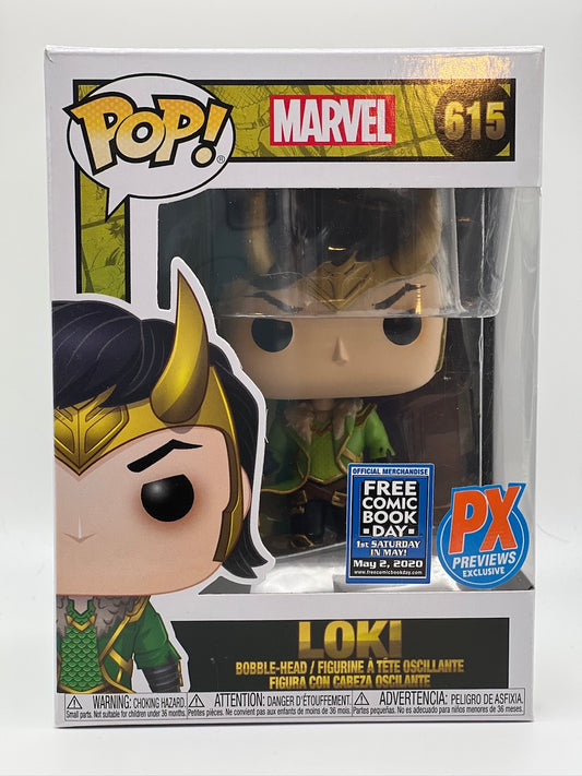 ¡Funko Pop! Marvel - Loki (Exclusivo de avances de PX) FCBD 2020