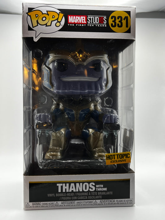 ¡Funko Pop! Marvel-Thanos con trono